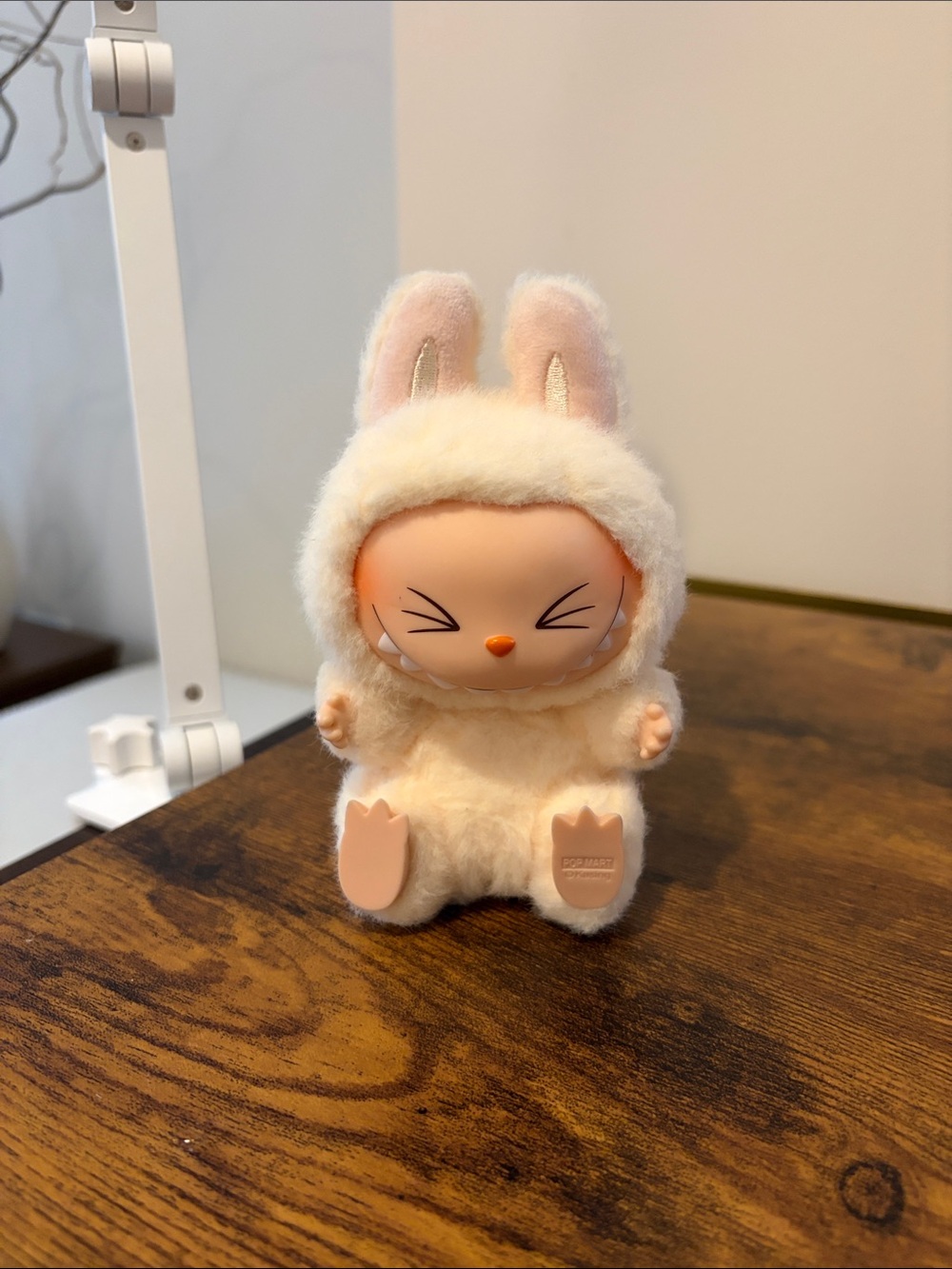 labubu  Bunny Costume Small Pet Toy - Cream